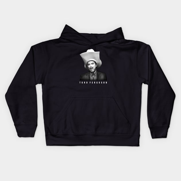 Turd Ferguson Kids Hoodie by Ac Vai